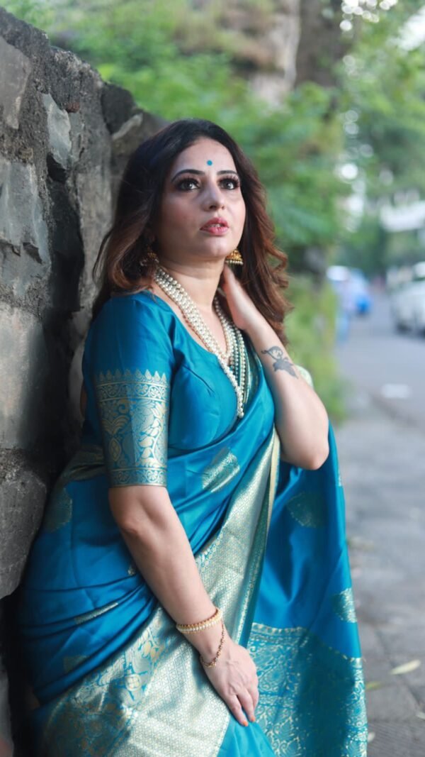 Exclusive Soft Lichi Silk Saree Online 01