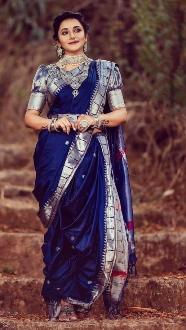 Exclusive Designer Soft Lichi Silk Zari Work Saree 02