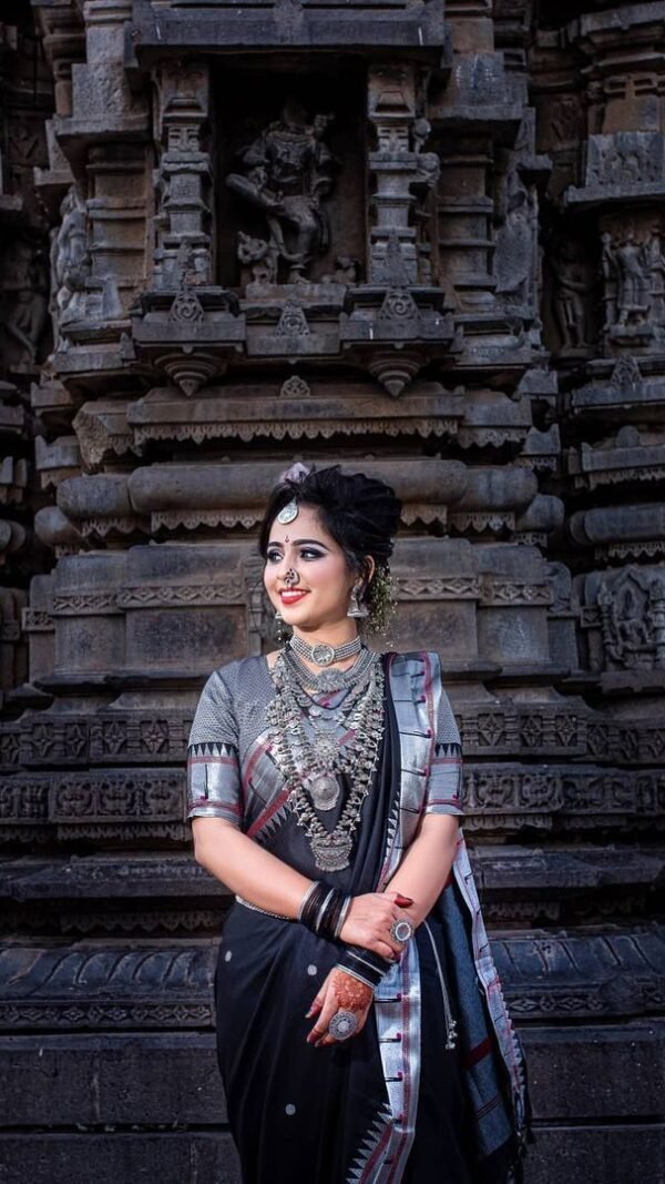 Exclusive Designer Soft Lichi Silk Zari Work Saree 03