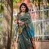 Original Linen Sarees with Digital Print 01