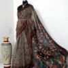 Original Linen Sarees with Digital Print 08