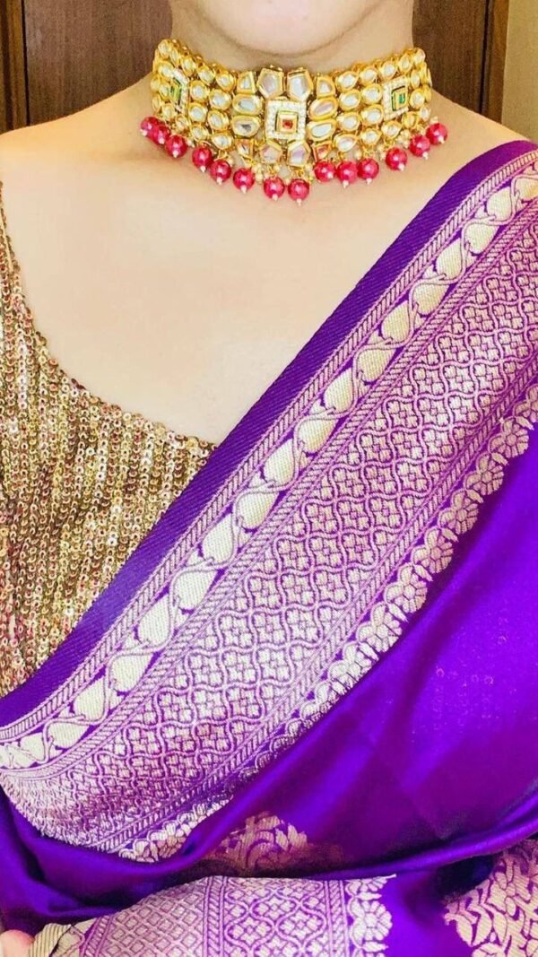 Exclusive Soft Lichi Silk Saree Online 03