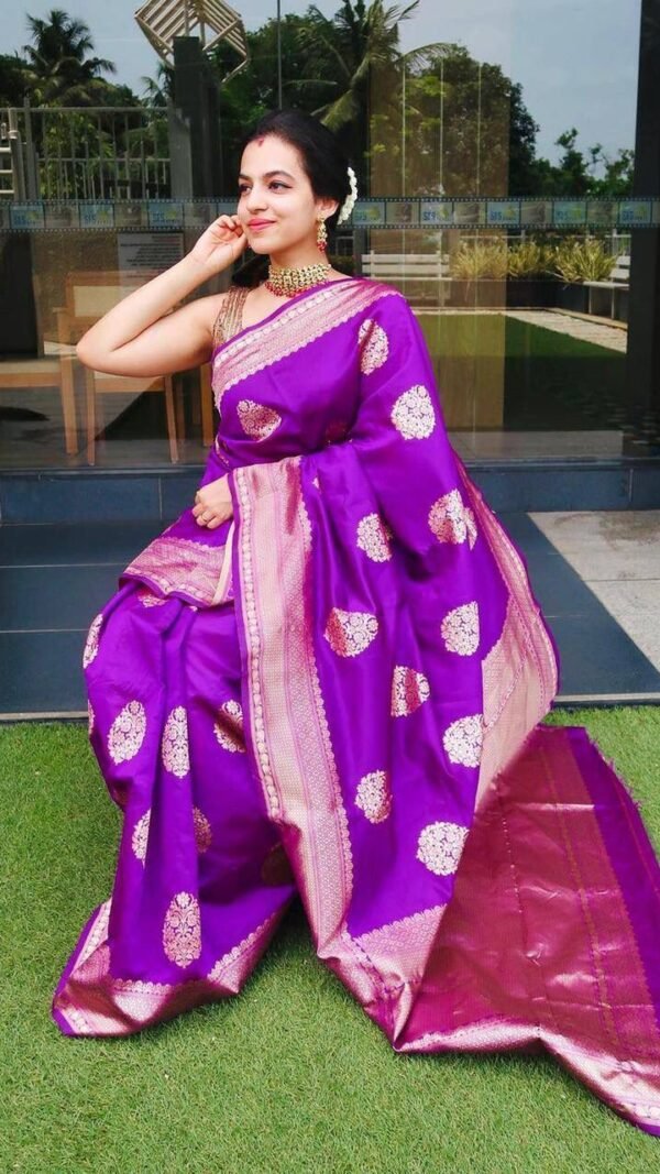 Exclusive Soft Lichi Silk Saree Online 03