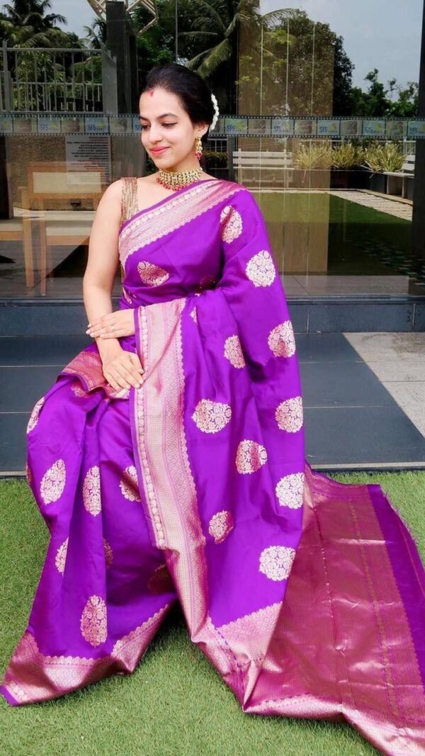 Exclusive Soft Lichi Silk Saree Online 03