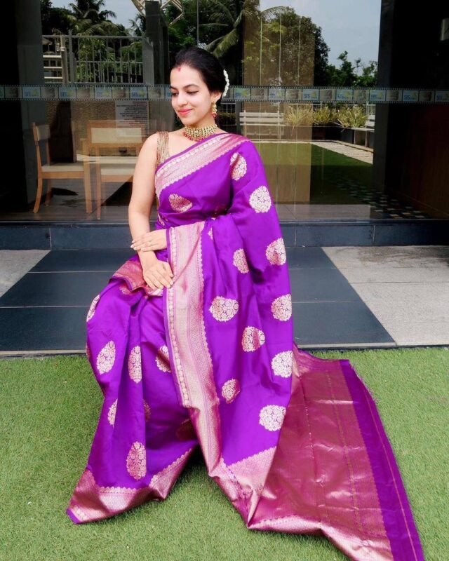 Exclusive Soft Lichi Silk Saree Online 03