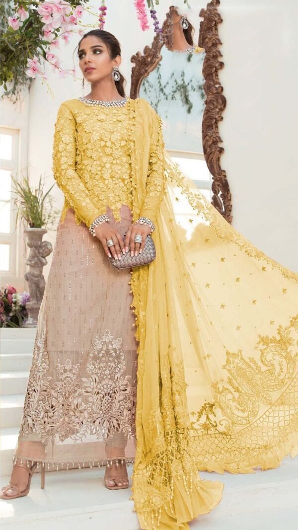 Butterfly Net Heavy Embroidered Pakistani Suits 02