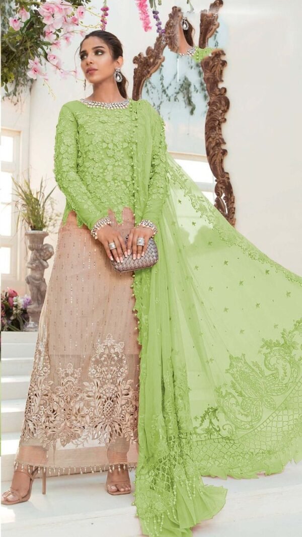 Butterfly Net Heavy Embroidered Pakistani Suits 03