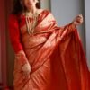 Designer Soft Lichi Silk Saree