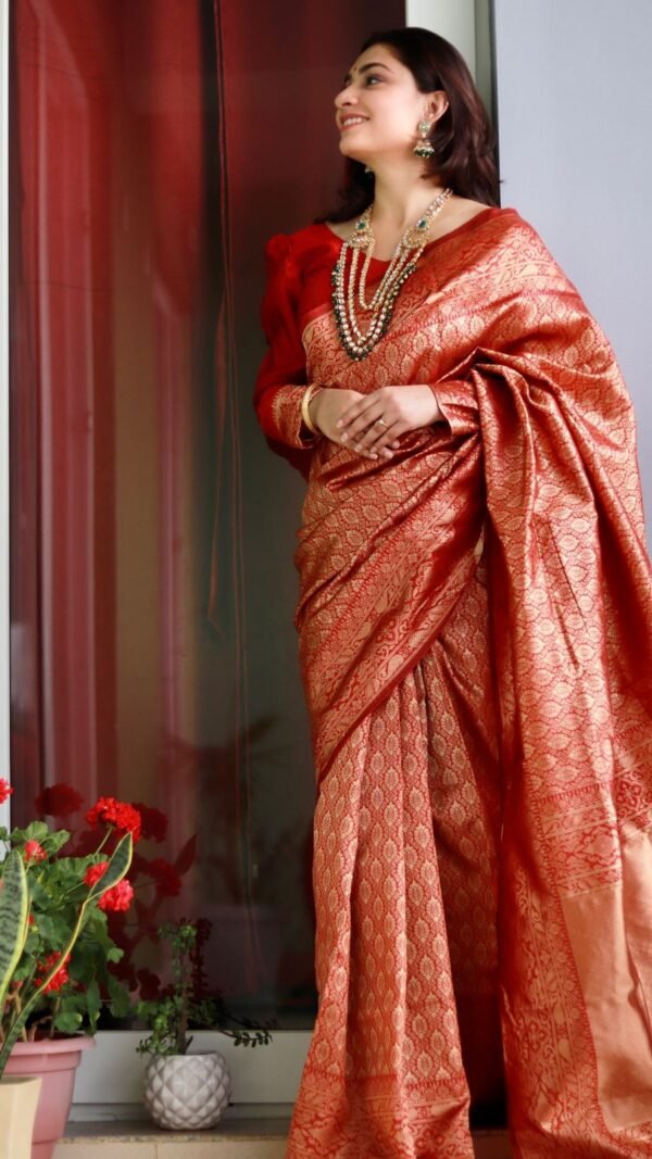 Designer Soft Lichi Silk Saree