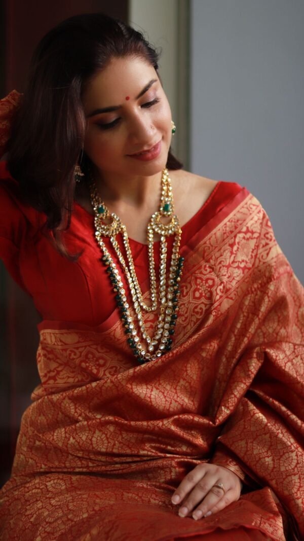 Designer Soft Lichi Silk Saree