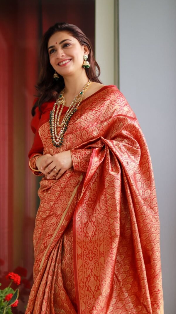 Designer Soft Lichi Silk Saree