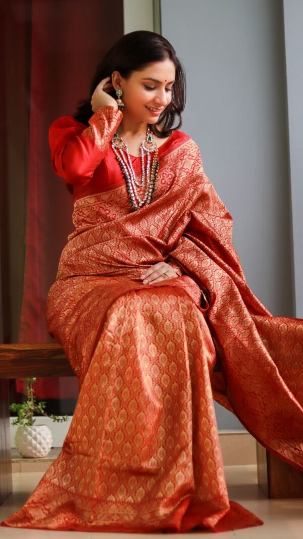 Designer Soft Lichi Silk Saree