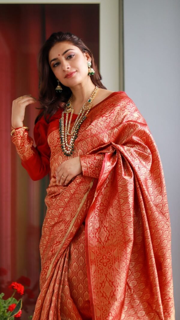 Designer Soft Lichi Silk Saree