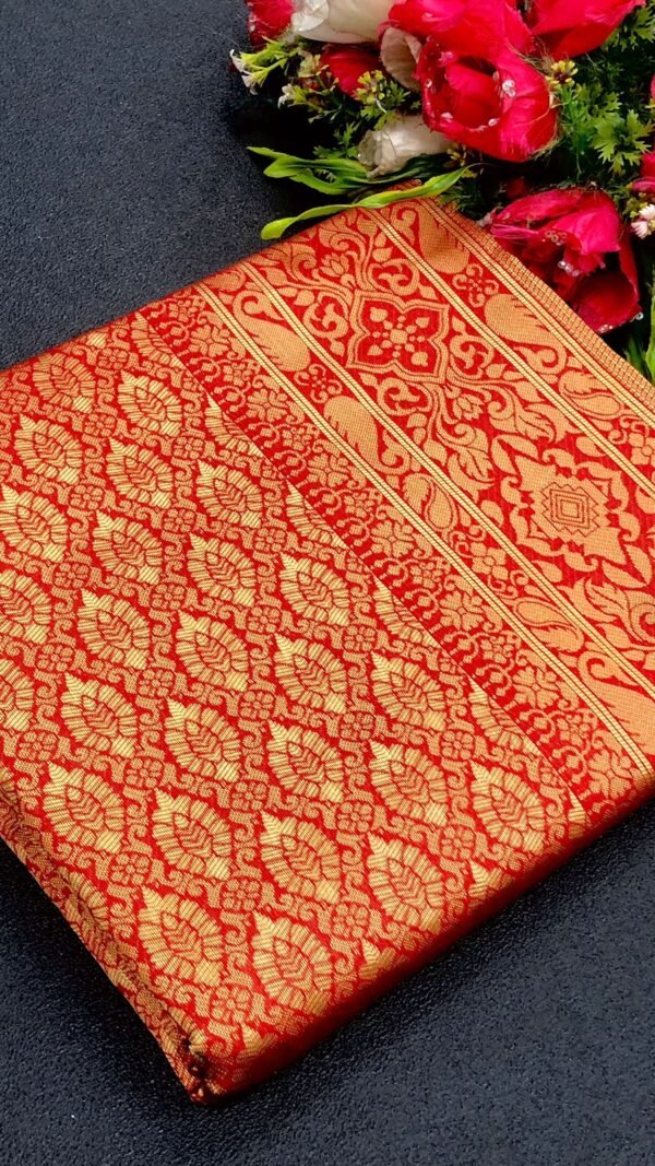 Designer Soft Lichi Silk Saree