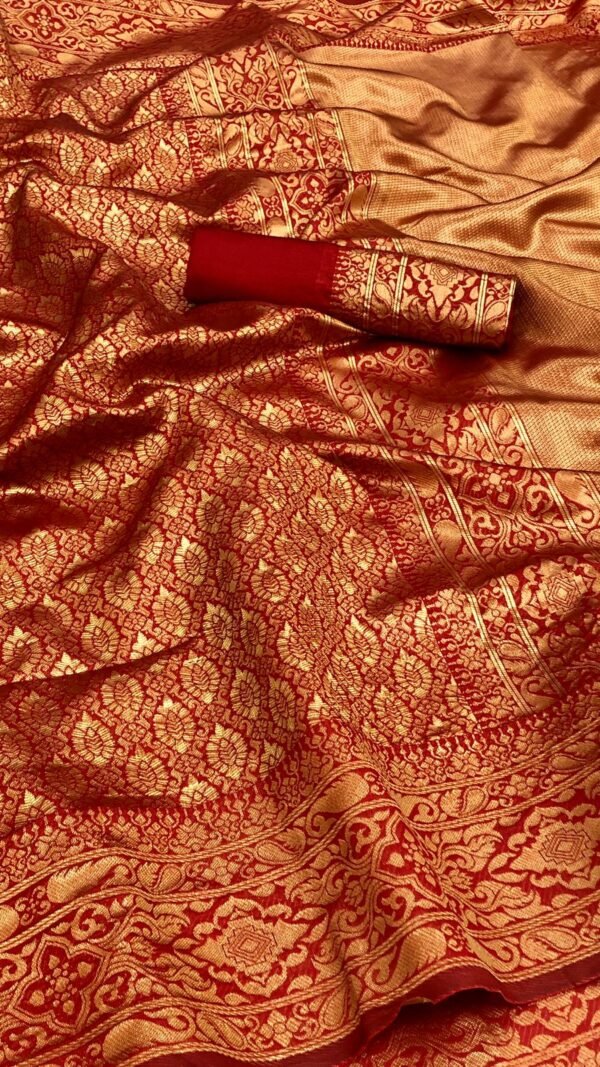 Designer Soft Lichi Silk Saree