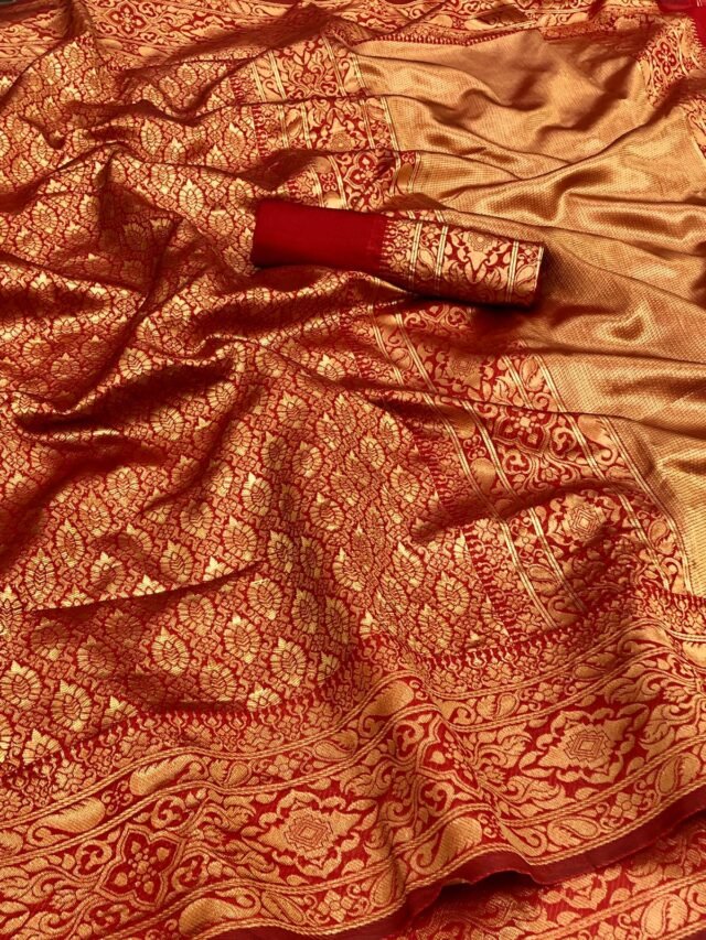 Designer Soft Lichi Silk Saree