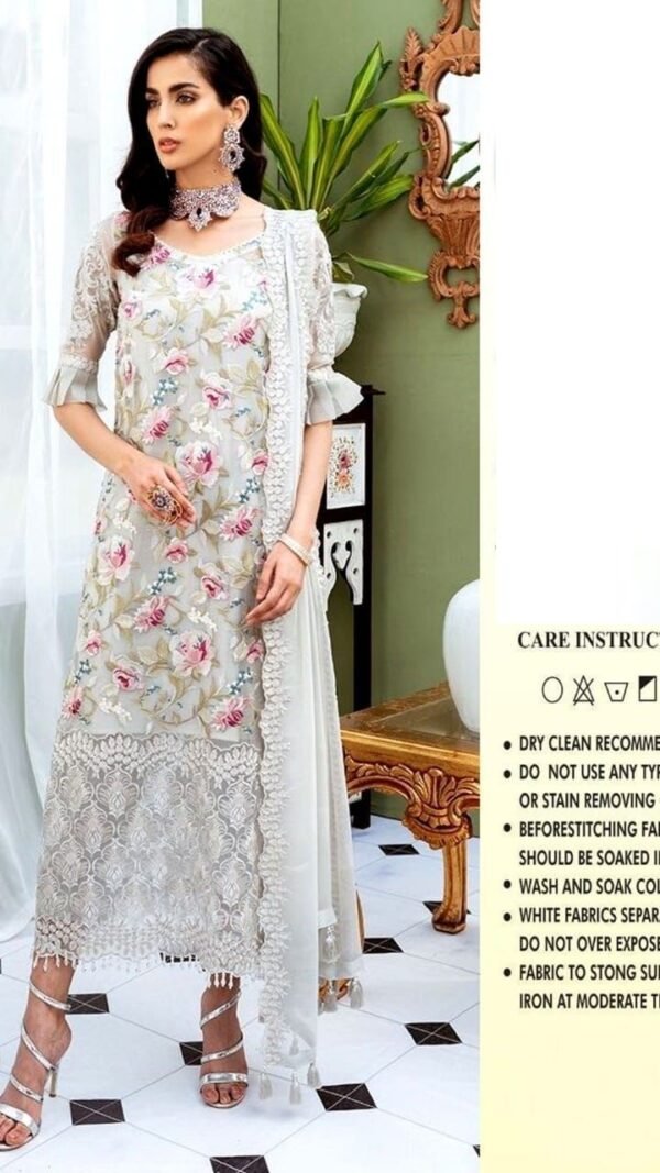 Exclusive Butterfly Nett with Heavy Embroidery and Sequance Work