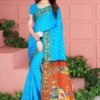 Bandhej Print Art Silk with Zari Waving Border Saree 11