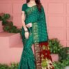 Bandhej Print Art Silk with Zari Waving Border Saree 15