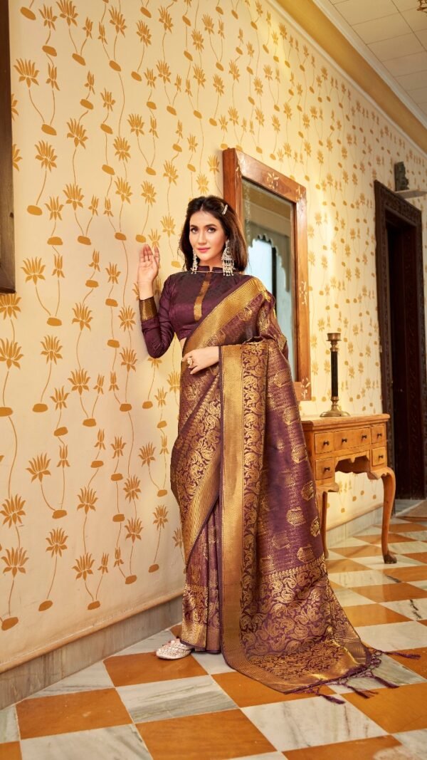 Soft Handloom Weaving Silk Saree 01