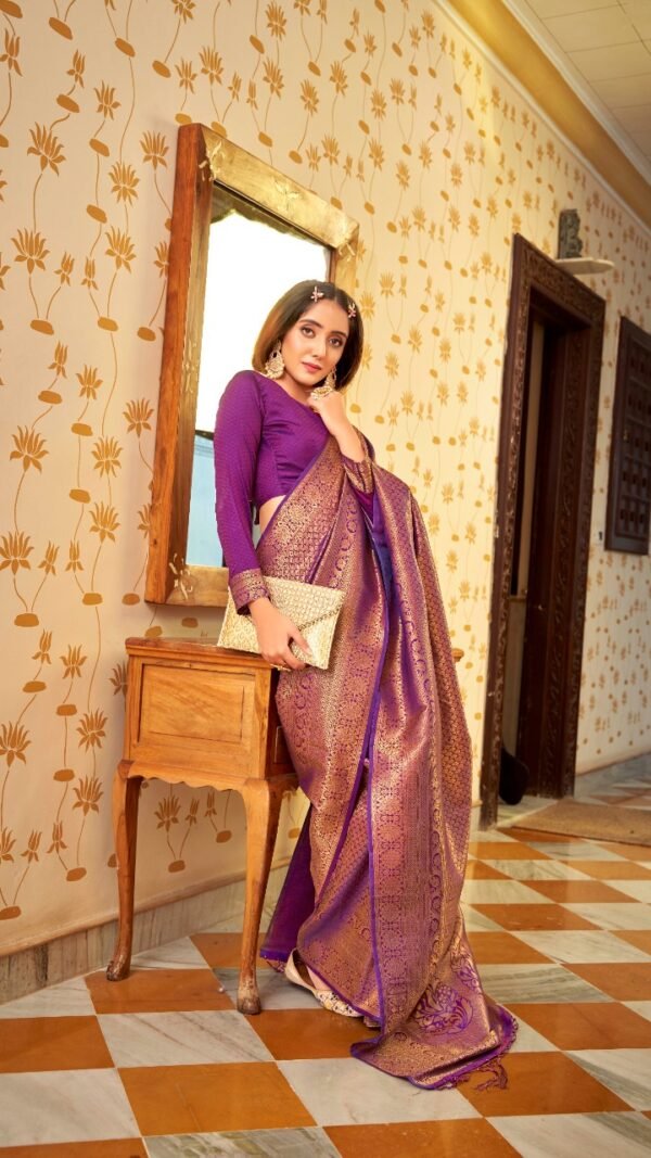 Soft Handloom Weaving Silk Saree 02