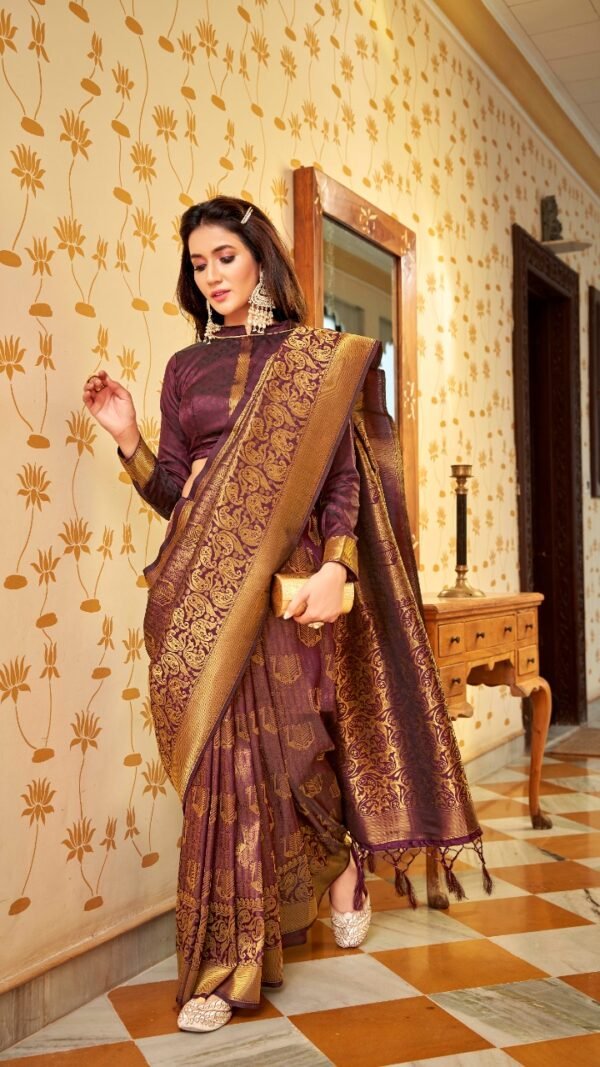 Soft Handloom Weaving Silk Saree 01