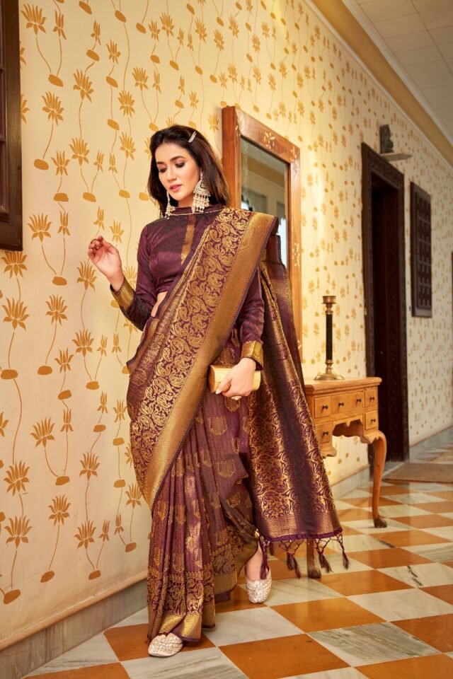 Soft Handloom Weaving Silk Saree 01