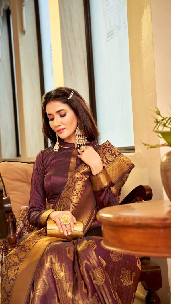 Soft Handloom Weaving Silk Saree 01