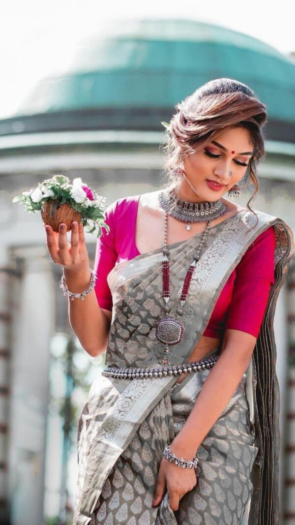 Exclusive Soft Lichi Silk Saree Online 02