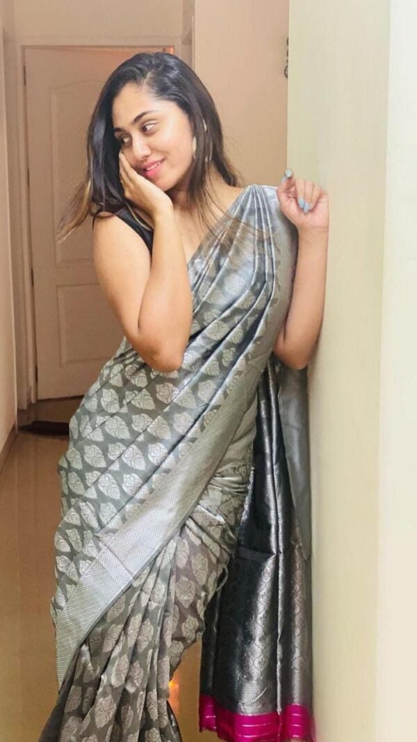 Exclusive Soft Lichi Silk Saree Online 03