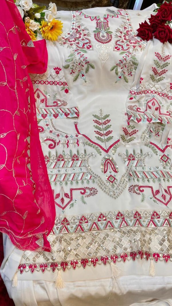 Fox Georgette with Butterfly Net Pakistani Suits 01