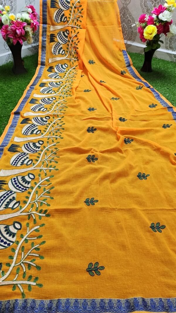 Latest Collection Pure Marble with Chain Work Saree 12
