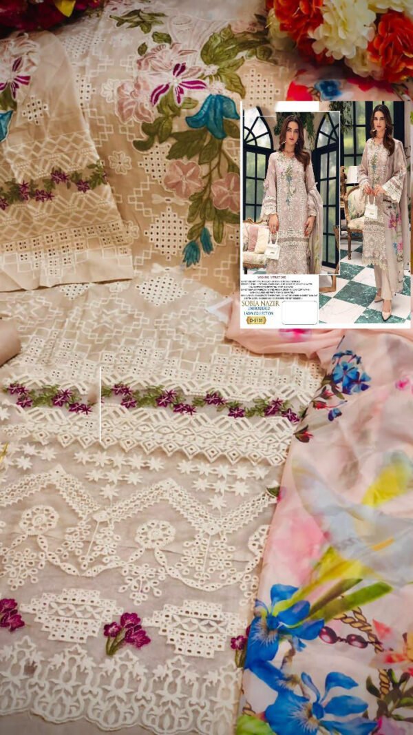 Pakistani Pure Cotton Embroidered Suits