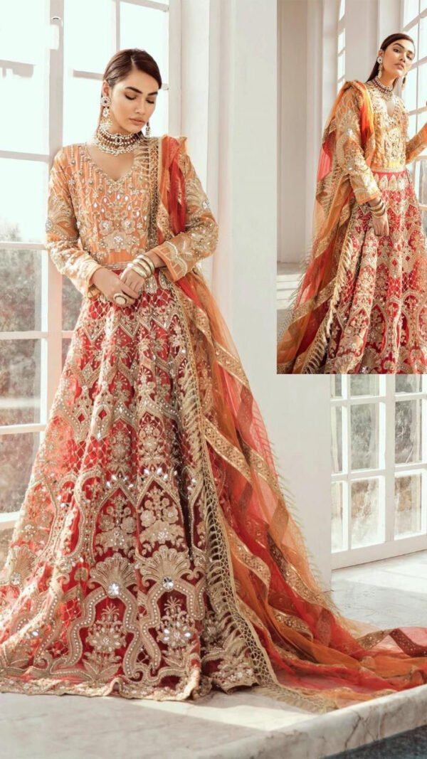 Heavy Net Embroidered Pakistani Suits