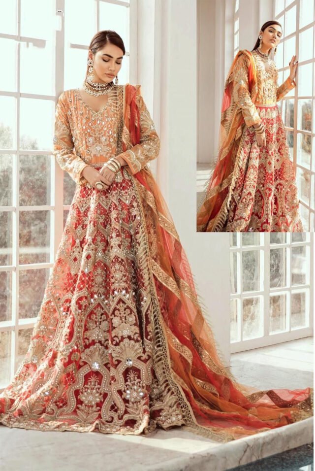 Heavy Net Embroidered Pakistani Suits