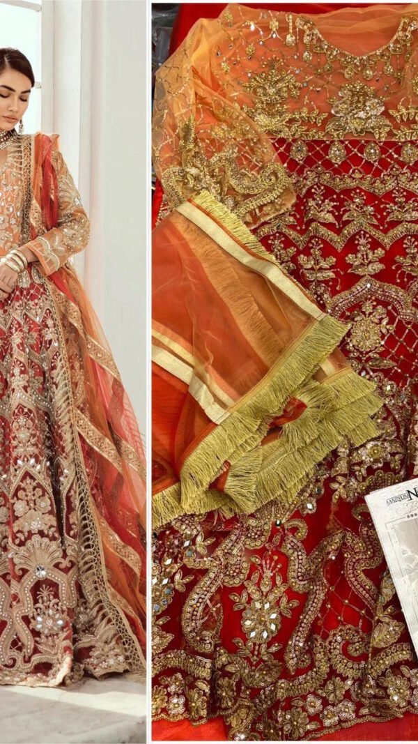 Heavy Net Embroidered Pakistani Suits