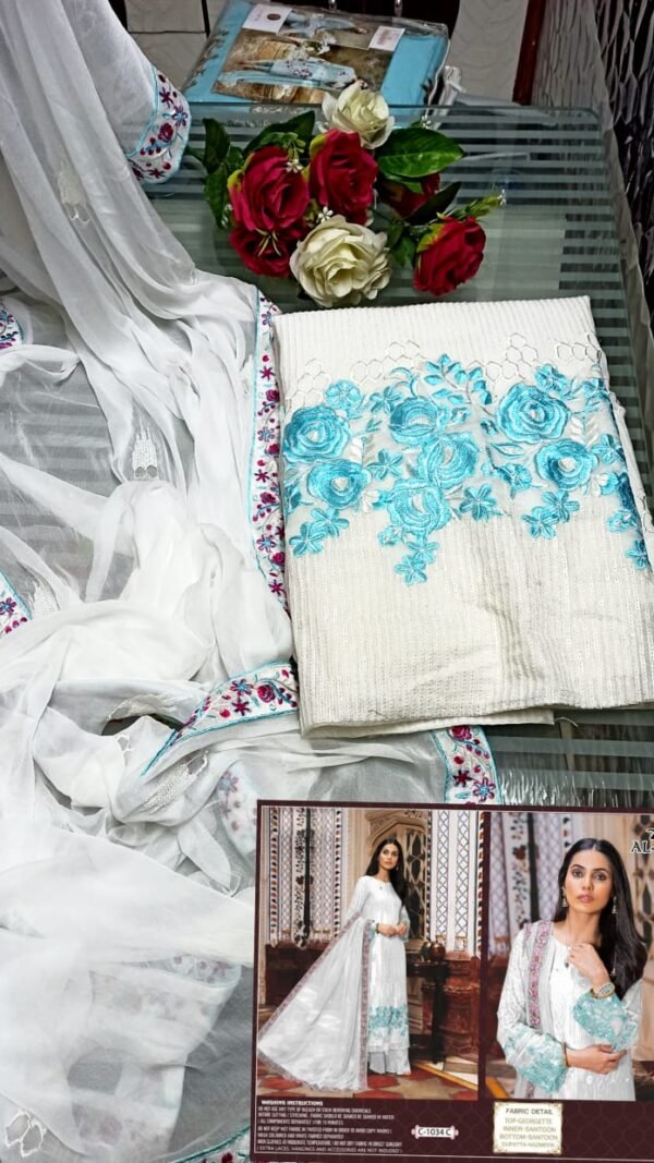 Georgette with Heavy Embroidered Pakistani Suit