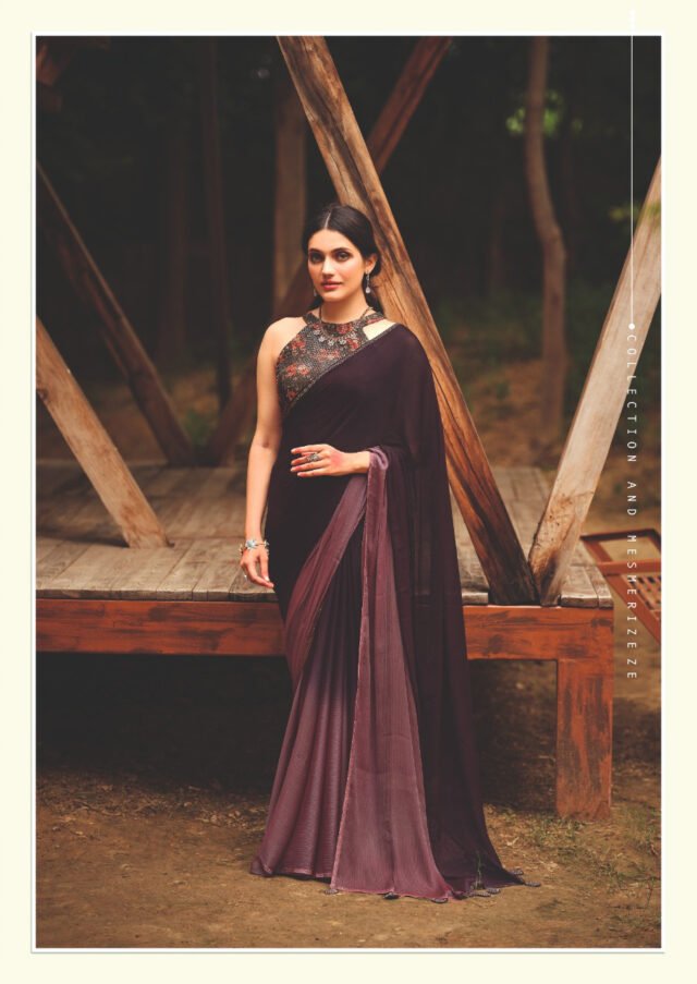 Velvet Saree New Design 2021 Party Wear Saree Online Shopping 13