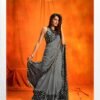 Weightless Sartin Border with Applics Saree 06