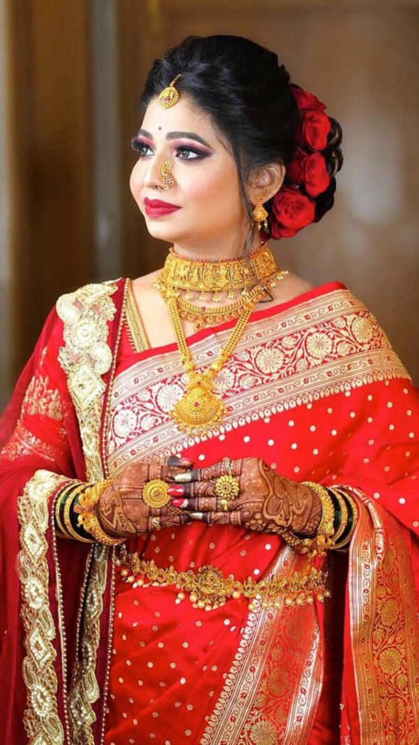 Kanchipuram Pure Silk Handloom Saree with Pure Jari 03