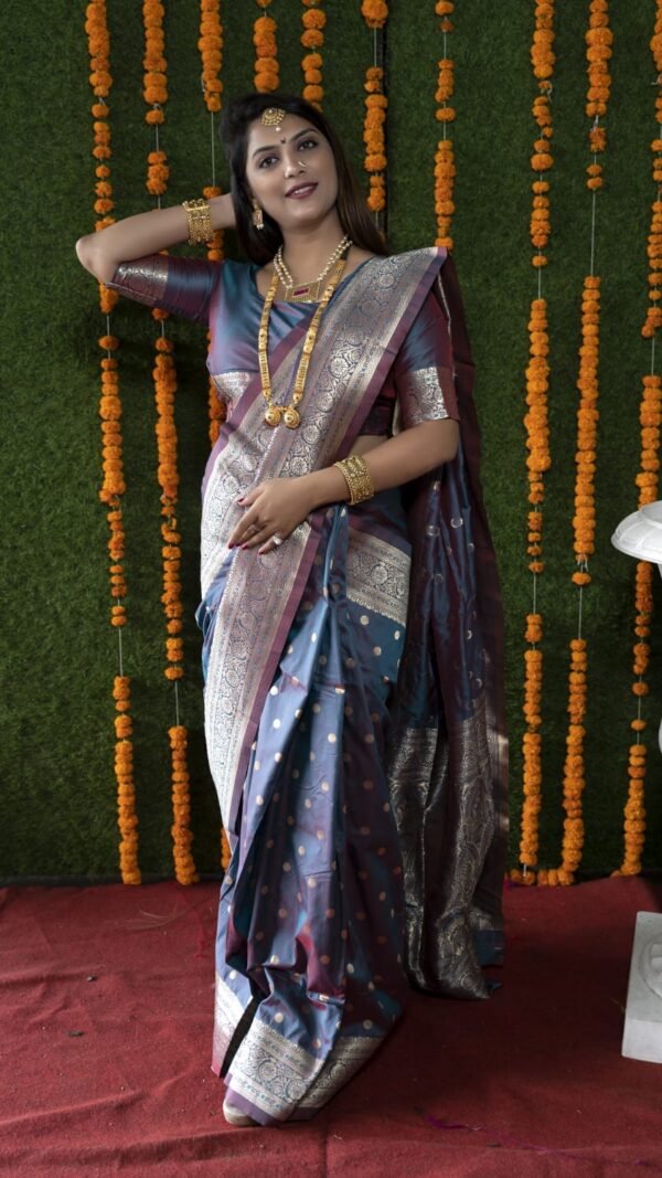 Kanchipuram Pure Silk Handloom Saree with Pure Jari 04