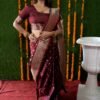 Kanchipuram Pure Silk Handloom Saree with Pure Jari 02
