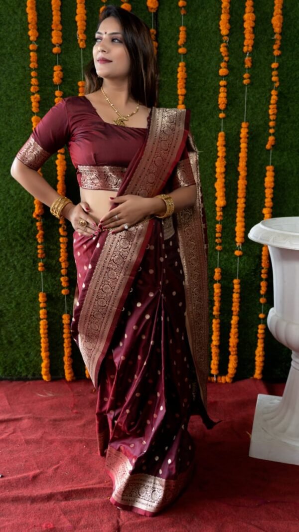 Kanchipuram Pure Silk Handloom Saree with Pure Jari 02