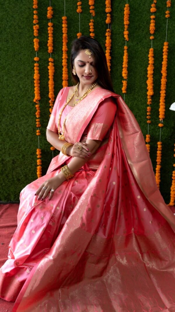 Kanchipuram Pure Silk Handloom Saree with Pure Jari 05