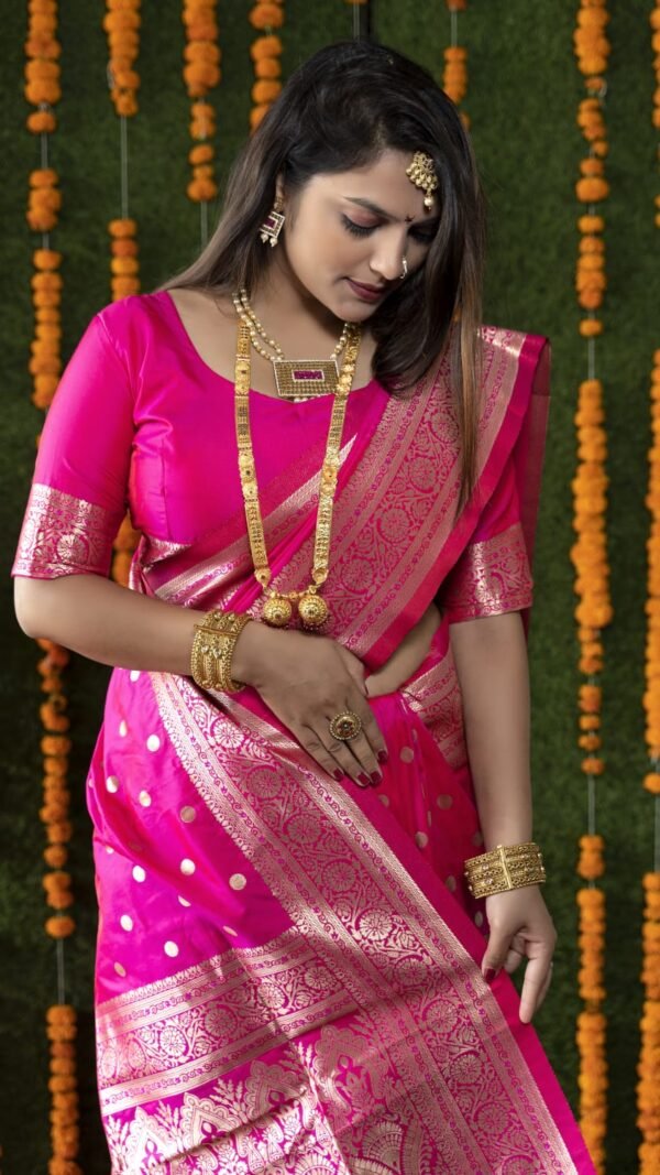 Kanchipuram Pure Silk Handloom Saree with Pure Jari 07