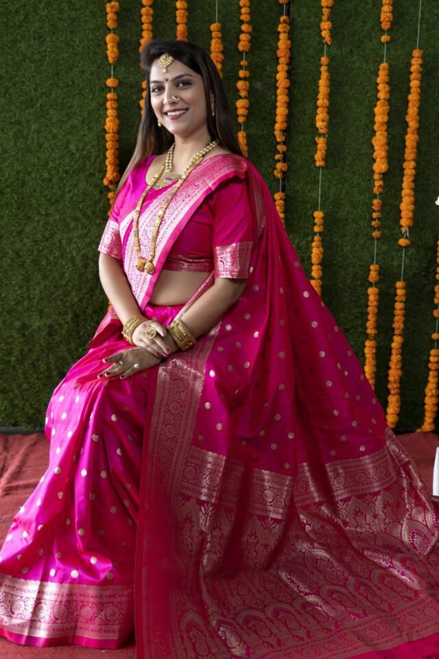 Kanchipuram Pure Silk Handloom Saree with Pure Jari 07