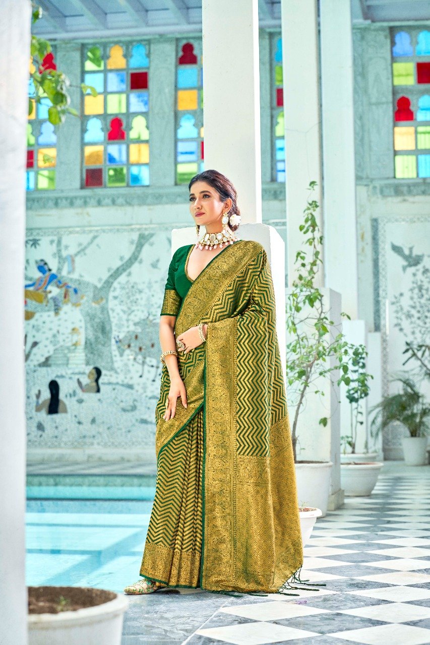 Plain Designer Shining Saree at Rs.599/Piece in ghazipur offer by Riyanshi  Collection