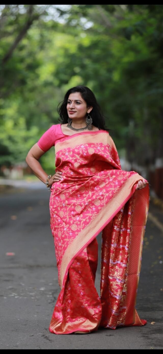 Rich Soft Silk Saree with Heavy Jacquard Border 02