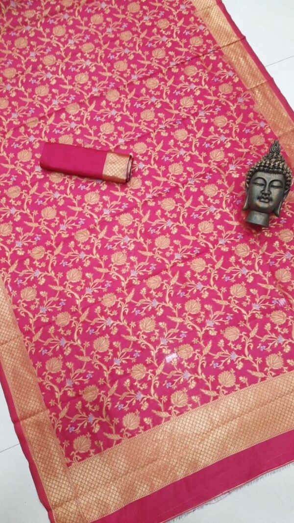 Rich Soft Silk Saree with Heavy Jacquard Border 02