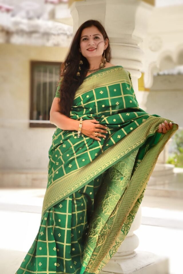 Rich Soft Silk Saree with Heavy Jacquard Border 03